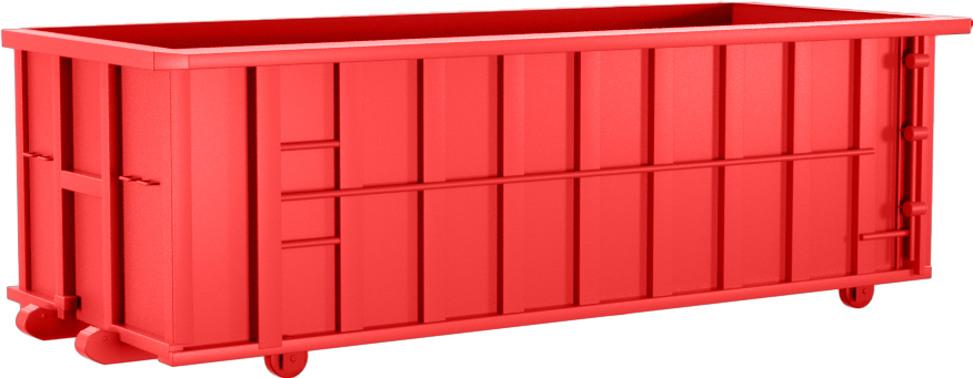 15 Yard Red Dumpster